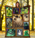 Oogie Boogie Fleece Blanket The Nightmare Fan Gift Idea 1 - PerfectIvy
