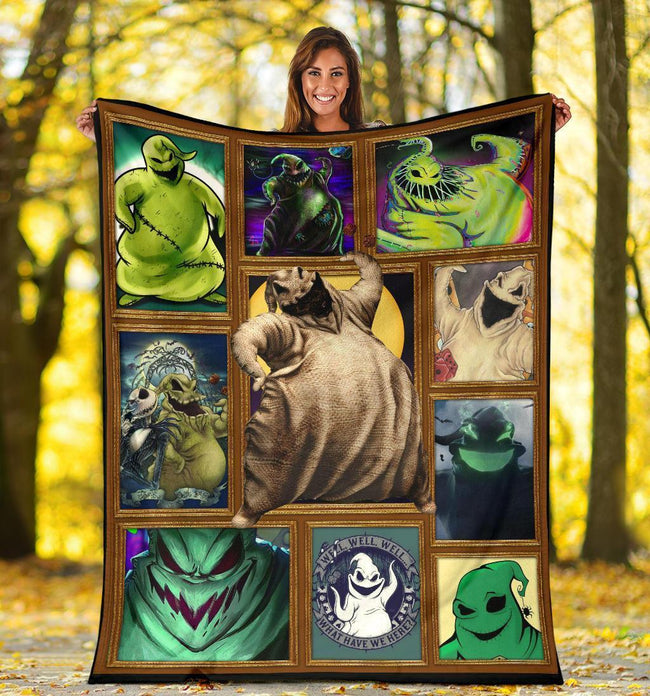 Oogie Boogie Fleece Blanket The Nightmare Fan Gift Idea 1 - PerfectIvy