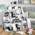 Pepe Le Pew Fleece Blanket Looney Tunes Fan Gift 5 - PerfectIvy