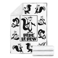 Pepe Le Pew Fleece Blanket Looney Tunes Fan Gift 7 - PerfectIvy