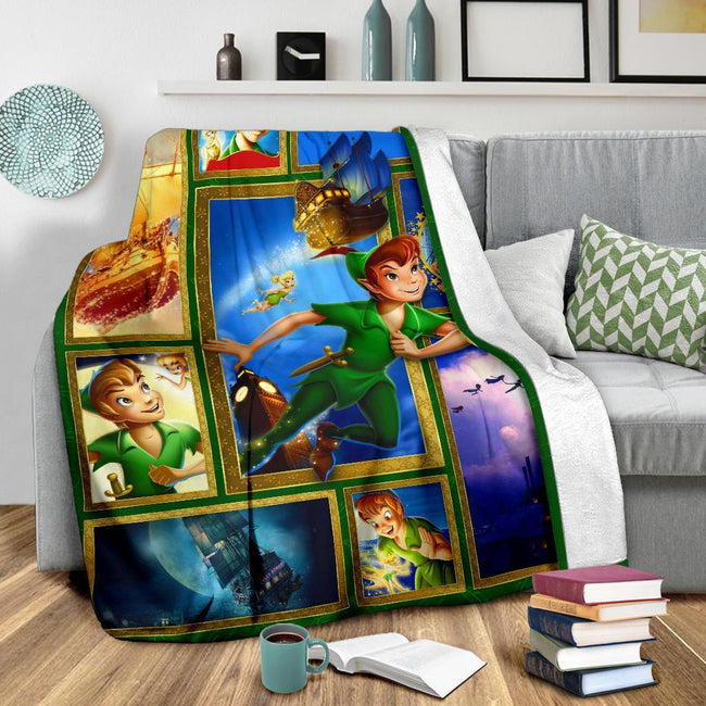 Peter Pan Fleece Blanket Funny Gift Idea 3 - PerfectIvy