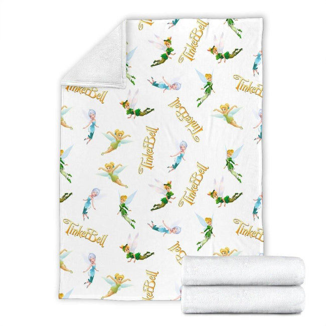 Peter Pan Tinker Bell Fleece Blanket Bedding Decor Gift 4 - PerfectIvy