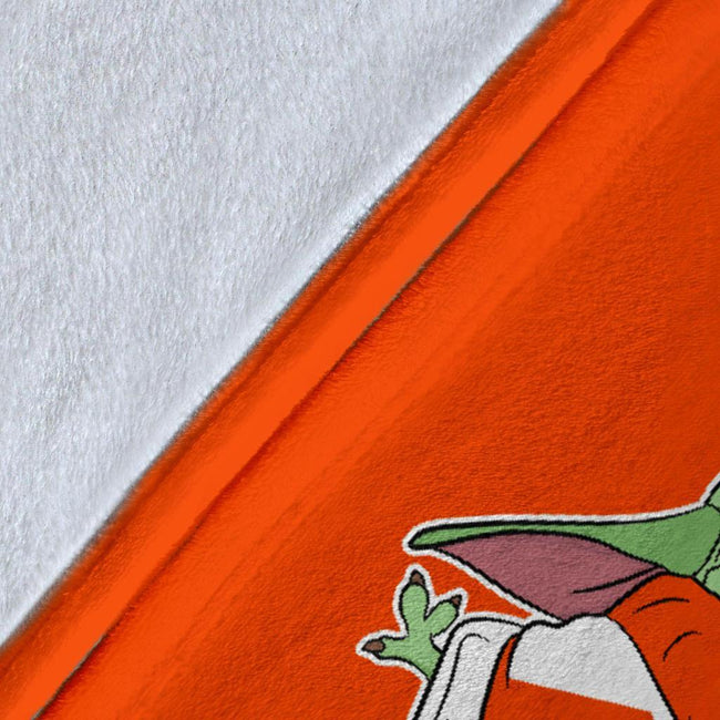 Philadelphia Flyers Baby Yoda Fleece Blanket The Force Strong 8 - PerfectIvy