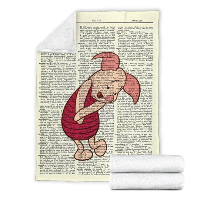 Piglet Fleece Blanket For Winnie The Pooh Bedding Decor 4 - PerfectIvy