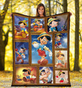 Pinocchio Fleece Blanket Amazing Cartoon Fan Gift Idea 1 - PerfectIvy