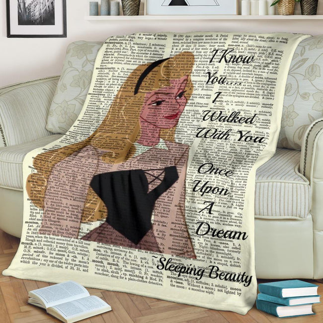 Princess Sleeping Beauty Fleece Blanket For Bedding Decor 2 - PerfectIvy