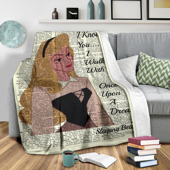 Princess Sleeping Beauty Fleece Blanket For Bedding Decor 3 - PerfectIvy
