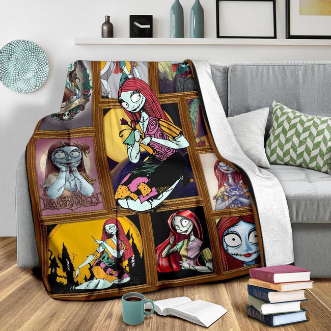 Sally Fleece Blanket The Nightmare Before Christmas Fan Gift 4 - PerfectIvy