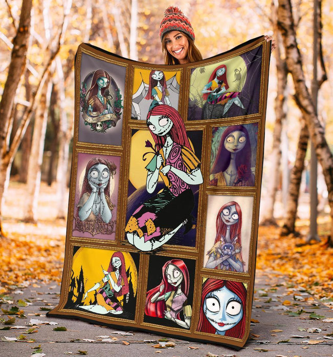 Sally Fleece Blanket The Nightmare Before Christmas Fan Gift 5 - PerfectIvy