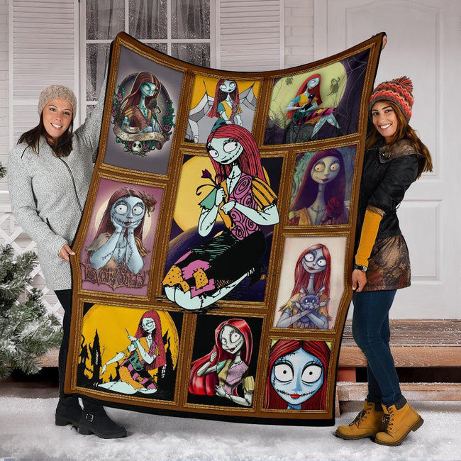 Sally Fleece Blanket The Nightmare Before Christmas Fan Gift 6 - PerfectIvy