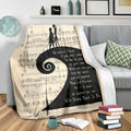 Song Lyric The Nightmare Before Christmas Fleece Blanket 3 - PerfectIvy