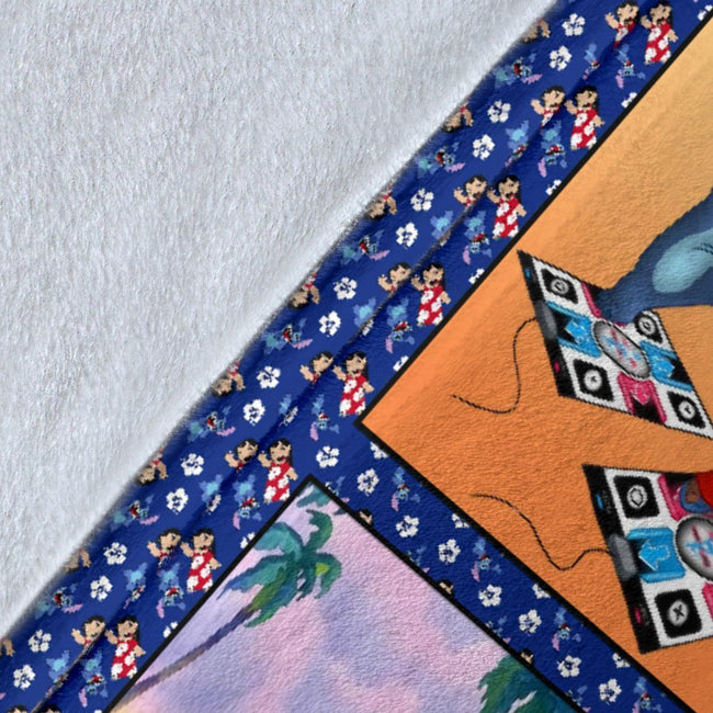 Stitch And Lilo Best Friends Fleece Blanket Gift For Fan 5 - PerfectIvy