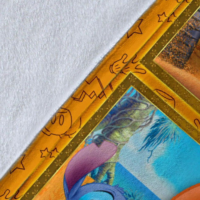 Stitch Play Guitar Fleece Blanket Gift Idea 5 - PerfectIvy