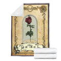 Tale As Old As Time Beauty And The Beast Fleece Blanket Bedding 4 - PerfectIvy