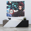 Tanjiro Tapestry Demon Slayer Kimetsu No Yaiba Fan Gift 2 - PerfectIvy