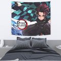 Tanjiro Tapestry Demon Slayer Kimetsu No Yaiba Fan Gift 3 - PerfectIvy