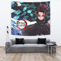 Tanjiro Tapestry Demon Slayer Kimetsu No Yaiba Fan Gift 4 - PerfectIvy