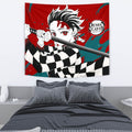 Tanjiro Tapestry Kimetsu No Yaiba Demon Slayer Anime Fan 3 - PerfectIvy