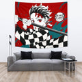 Tanjiro Tapestry Kimetsu No Yaiba Demon Slayer Anime Fan 4 - PerfectIvy