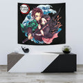 Tanjro & Nezuko Tapestry Demon Slayer Kimetsu No Yaiba Fan 2 - PerfectIvy