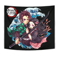 Tanjro & Nezuko Tapestry Demon Slayer Kimetsu No Yaiba Fan 1 - PerfectIvy