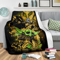 The Mandalorian Baby Yoda Fleece Blanket Star Wars Fan 4 - PerfectIvy