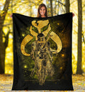 The Mandalorian Fleece Blanket Bounty Hunter Golden 1 - PerfectIvy