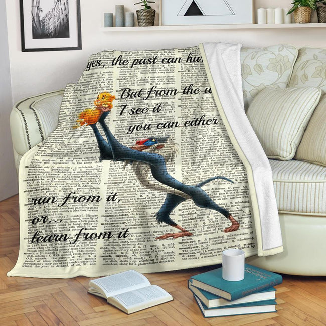 The Past Can Hurt You Lion King Fleece Blanket For Bedding Decor 1 - PerfectIvy