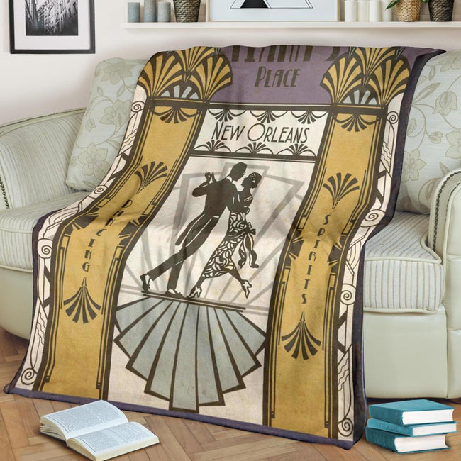 Tiana's Place New Orleans Tiana Princess Fleece Blanket 2 - PerfectIvy