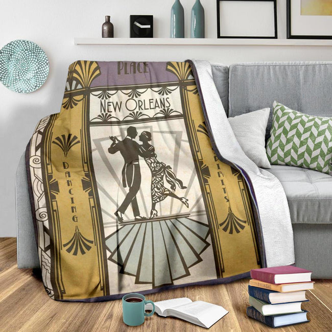 Tiana's Place New Orleans Tiana Princess Fleece Blanket 3 - PerfectIvy