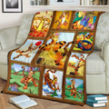 Tigger Fleece Blanket For Winnie The Pooh Friends Fan Gift 3 - PerfectIvy