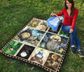 Totoro Quilt Blanket Custom Anime My Neighbor Totoro Home Bedding 6 - PerfectIvy