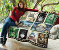 Totoro Quilt Blanket Custom Anime My Neighbor Totoro Home Bedding 7 - PerfectIvy