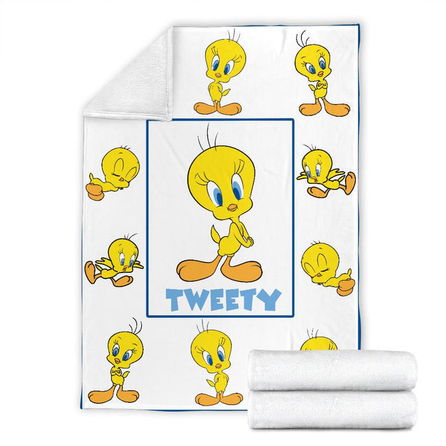 Tweety Fleece Blanket Looney Tunes Cartoon Fan Gift 7 - PerfectIvy