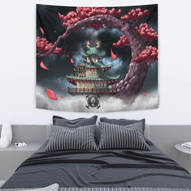 Wano's Flower Capital Tapestry For One Piece Fan Gift 3 - PerfectIvy
