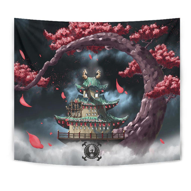 Wano's Flower Capital Tapestry For One Piece Fan Gift 1 - PerfectIvy