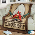 Yosemite Sam Fleece Blanket Back Off Funny Cartoon Fan 3 - PerfectIvy