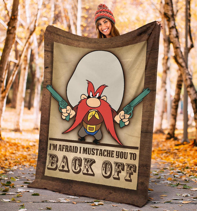 Yosemite Sam Fleece Blanket Back Off Funny Cartoon Fan 5 - PerfectIvy