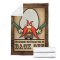 Yosemite Sam Fleece Blanket Back Off Funny Cartoon Fan 7 - PerfectIvy