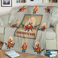 Yosemite Sam Fleece Blanket Funny Cartoon Cowboy 3 - PerfectIvy