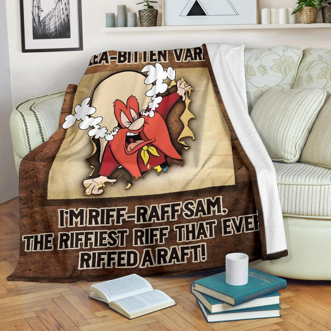 Yosemite Sam Fleece Blanket Funny Cartoon Fan Gift 2 - PerfectIvy