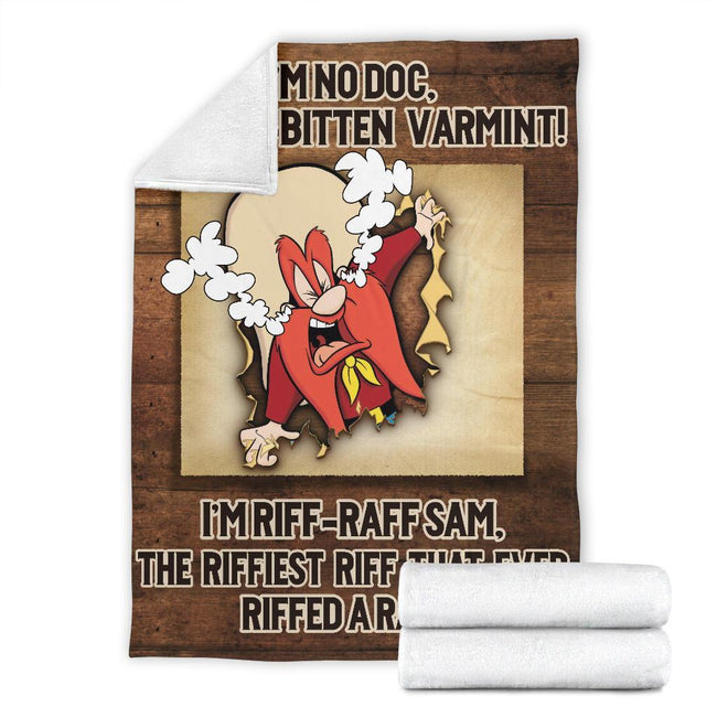 Yosemite Sam Fleece Blanket Funny Cartoon Fan Gift 7 - PerfectIvy