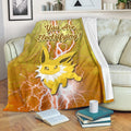 You Are Electrifying Jolteon Fleece Blanket 1 - PerfectIvy
