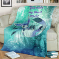 You Make My Heart Melt Glaceon Fleece Blanket 2 - PerfectIvy
