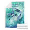 You Make My Heart Melt Glaceon Fleece Blanket 4 - PerfectIvy