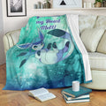 You Make My Heart Melt Glaceon Fleece Blanket 1 - PerfectIvy
