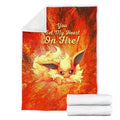 You Set My Heart On Fire Flareon Fleece Blanket 4 - PerfectIvy