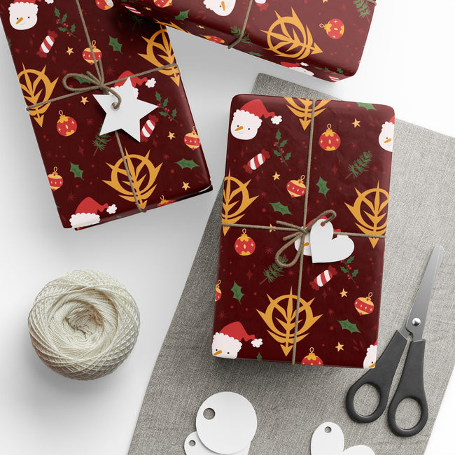 PT29102546 Holiday Gift Wrap with Christmas Design Principality of Zeon Crest