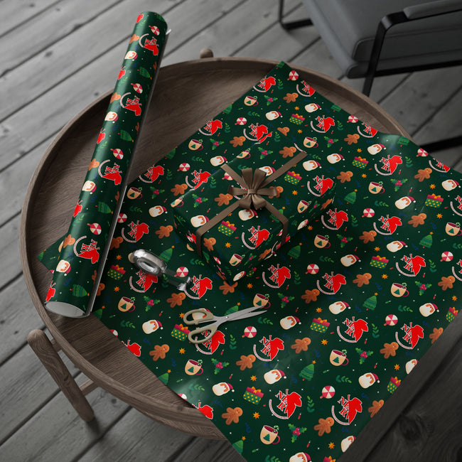 PT29102542 Holiday Gift Wrap with Christmas Design NERV