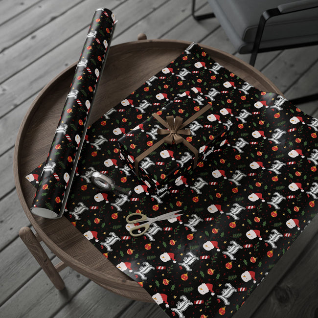 PT29102534 Holiday Gift Wrap with Christmas Design L Lawliet Symbol